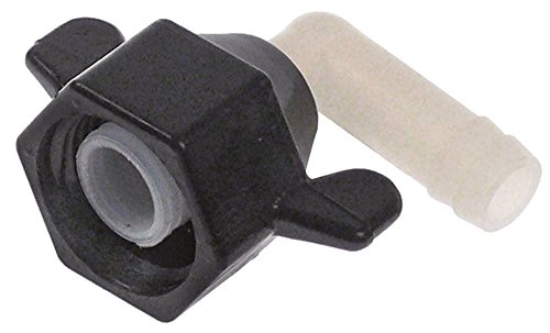 SHURFLO H Schlauchanschluss 3/8' ø 10mm schwarz/weiß Nylon Auslass Getränk 3/8' H