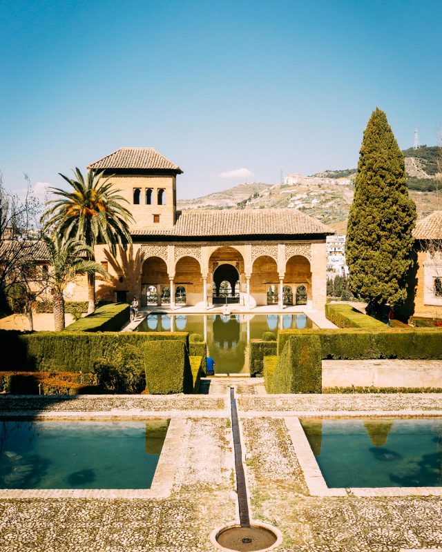 Bild des Gartens der Alhambra